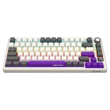 Клавіатура Lorgar KBP7075W Pro RGB Wireless/Bluetooth/USB UA Beige (LRG-KBP7075W-RT-US) фото №1