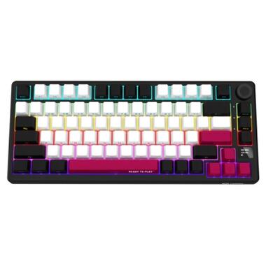 Клавіатура Lorgar KBP7075W Pro RGB Wireless/Bluetooth/USB UA Black/red (LRG-KBP7075W-BK-US) фото №1