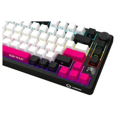 Клавіатура Lorgar KBP7075W Pro RGB Wireless/Bluetooth/USB UA Black/red (LRG-KBP7075W-BK-US) фото №7