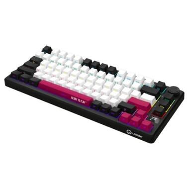 Клавіатура Lorgar KBP7075W Pro RGB Wireless/Bluetooth/USB UA Black/red (LRG-KBP7075W-BK-US) фото №3