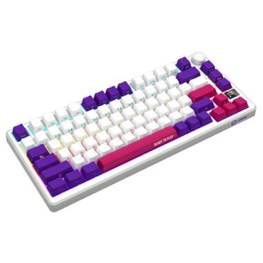 Клавіатура Lorgar KBP7075W Pro RGB Wireless/Bluetooth/USB UA White (LRG-KBP7075W-WH-US) фото №5