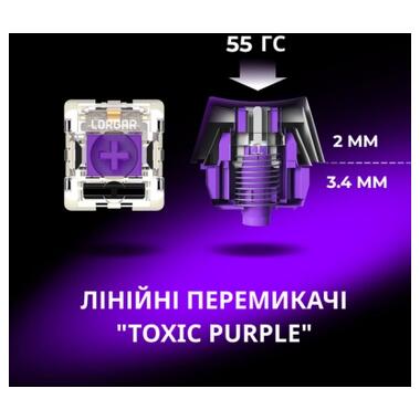 Клавіатура Lorgar KBP7075W Pro RGB Wireless/Bluetooth/USB UA White (LRG-KBP7075W-WH-US) фото №11