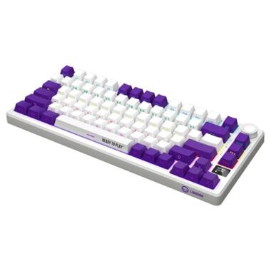Клавіатура Lorgar KBP7075W Pro RGB Wireless/Bluetooth/USB UA White (LRG-KBP7075W-WH-US) фото №4