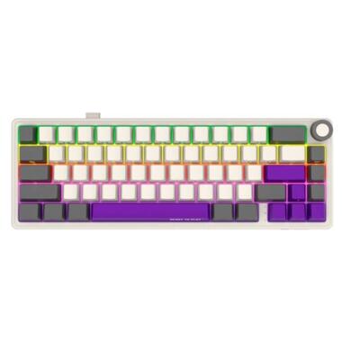 Клавіатура Lorgar KBP70MW Pro RGB Wireless/Bluetooth/USB UA Beige (LRG-KBP70MW-RT-US) фото №1