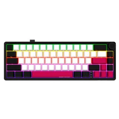 Клавіатура Lorgar KBP70MW Pro RGB Wireless/Bluetooth/USB UA Black/red (LRG-KBP70MW-BK-US) фото №1