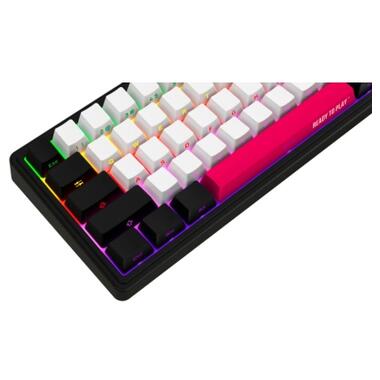 Клавіатура Lorgar KBP70MW Pro RGB Wireless/Bluetooth/USB UA Black/red (LRG-KBP70MW-BK-US) фото №5