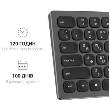 Клавіатура OfficePro SK1550 Wireless Black (SK1550B) фото №11