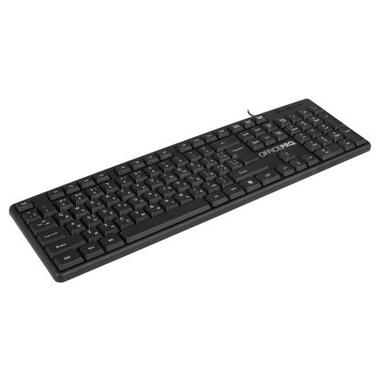 Клавіатура OfficePro SK166 USB Black фото №2