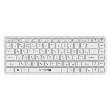 Клавіатура OfficePro SK790W Wireless/Bluetooth White фото №1