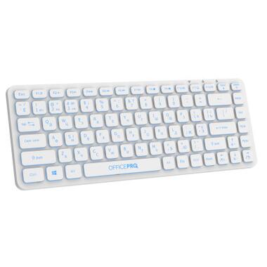 Клавіатура OfficePro SK790W Wireless/Bluetooth White фото №6