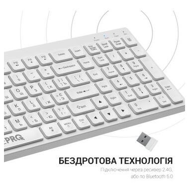 Клавіатура OfficePro SK985W Wireless/Bluetooth White фото №9
