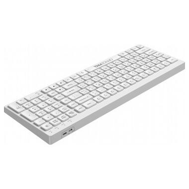 Клавіатура OfficePro SK985W Wireless/Bluetooth White фото №4