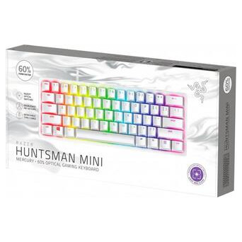 Клавіатура Razer Huntsman Mini Mercury Red Switch White (RZ03-03392200-R3R1) фото №6