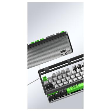 Клавіатура Aula Mechanical F2088 PRO Black/Gray, plus 9 Green keys KRGD blue (6948391234892) фото №3