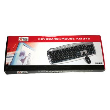 Комплект (KB+Миша) HQ-Tech KM-388 Gray USB мультимедіа USB фото №5