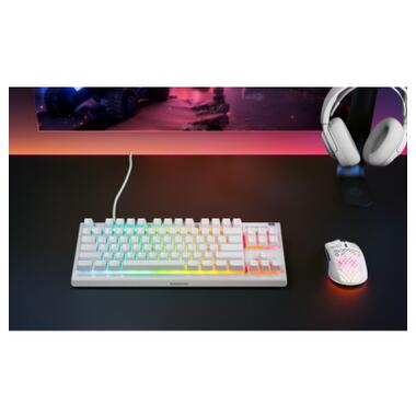 Клавіатура SteelSeries Apex 3 TKL USB UA White (64819) фото №6