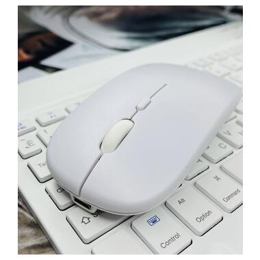 Бездротовий комплект Primo NB01 Bluetooth клавіатура і мишка - White фото №6