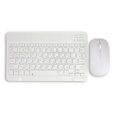 Бездротовий комплект Primo NB01 Bluetooth клавіатура і мишка - White фото №2