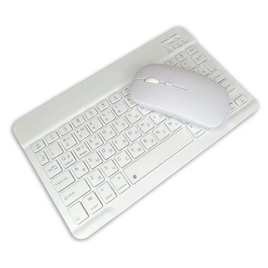 Бездротовий комплект Primo NB01 Bluetooth клавіатура і мишка - White фото №1