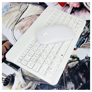 Бездротовий комплект Primo NB01 Bluetooth клавіатура і мишка - White фото №3