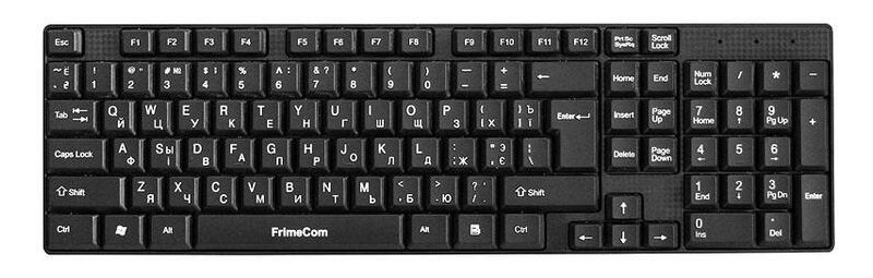 Клавіатура FrimeCom FС-501 Black фото №1