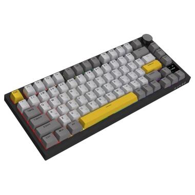 Клавіатура Ajazz AK820 Pro Flying Fish Switch Black RGB USB/Wireless/Bluetooth UA Black (AK820PRO-FF-BGY) фото №5