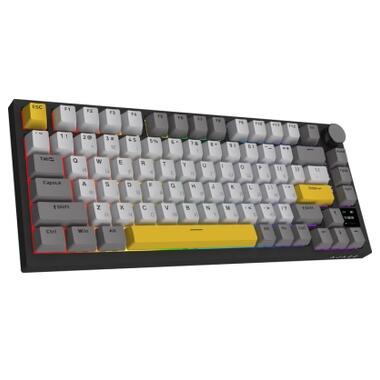 Клавіатура Ajazz AK820 Pro Flying Fish Switch Black RGB USB/Wireless/Bluetooth UA Black (AK820PRO-FF-BGY) фото №4