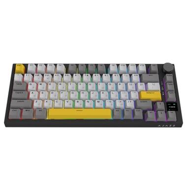 Клавіатура Ajazz AK820 Pro Flying Fish Switch Black RGB USB/Wireless/Bluetooth UA Black (AK820PRO-FF-BGY) фото №3