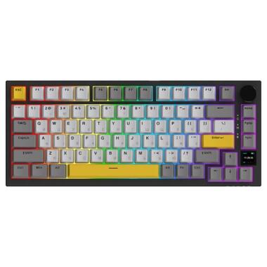 Клавіатура Ajazz AK820 Pro Flying Fish Switch Black RGB USB/Wireless/Bluetooth UA Black (AK820PRO-FF-BGY) фото №2