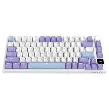 Клавіатура Ajazz AK820 Pro Gift Switch Purple RGB USB/Wireless/Bluetooth UA Purple (AK820PRO-G-PWB) фото №3