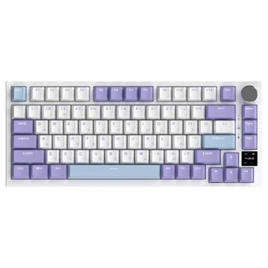 Клавіатура Ajazz AK820 Pro Gift Switch Purple RGB USB/Wireless/Bluetooth UA Purple (AK820PRO-G-PWB) фото №1