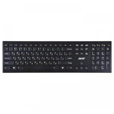 Клавіатура Acer OKR010 109key WL EN/UKR/RU black (ZL.KBDEE.010) фото №1