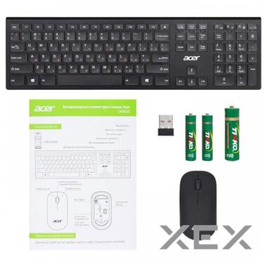 Комплект клавіатура і миша Acer OKR030 WL EN/UKR/RU black (ZL.KBDEE.00Z) фото №13