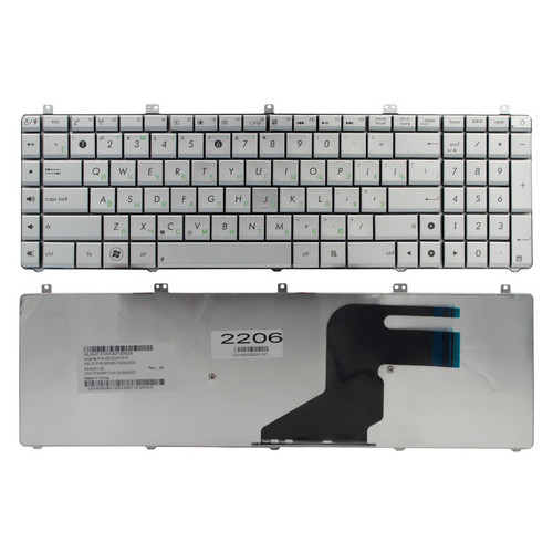 Клавіатура Asus N55 Series сіра фото №1