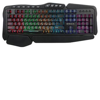 Клавіатура REAL-EL Gaming 8900 RGB Macro USB (220335) фото №1