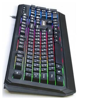 Клавіатура REAL-EL 7001 Comfort Backlit Black фото №4