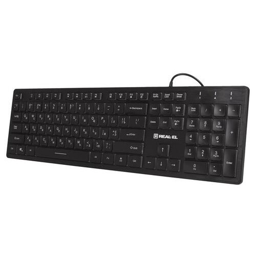 Клавіатура REAL-EL Comfort 7070 Укр Black USB фото №3