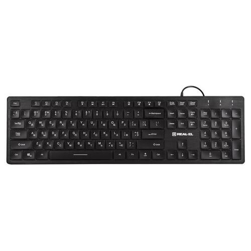 Клавіатура REAL-EL Comfort 7070 Укр Black USB фото №2