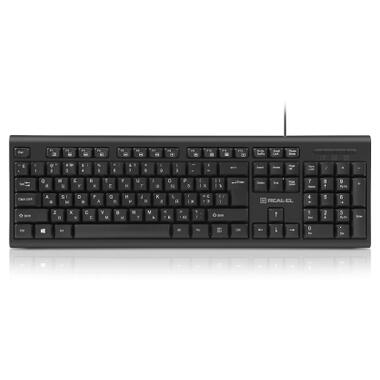 Клавиатура REAL-EL RK-507 USB, чёрная (EL123100050) фото №1