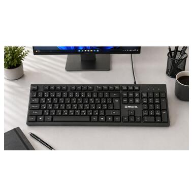 Клавиатура Real-El RK-510 USB Black (EL123100053) фото №17