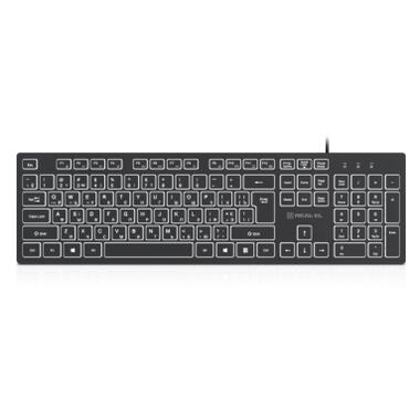 Клавиатура Real-El RK-7050 USB, Black (EL123100054) фото №1