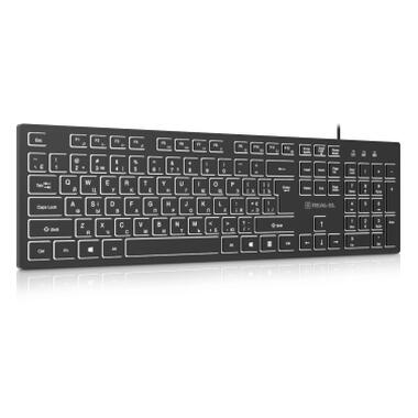 Клавиатура Real-El RK-7050 USB, Black (EL123100054) фото №5
