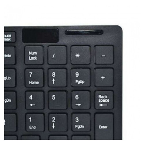 Бездротова клавіатура з мишкою UKC k06 з адаптером, Чорний фото №2