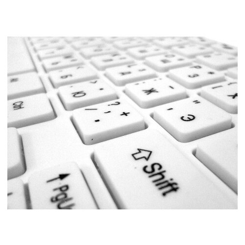 Бездротова клавіатура з мишкою UKC k03 з російською розкладкою, Білий фото №2