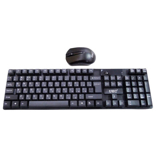 Бездротова клавіатура з мишкою UKC TJ-808 USB діапазон 10 метрів чорний (lp-89839_280) фото №6