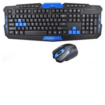 Ігрова клавіатура миша бездротова UKC HK8100 Чорний (HK8100_558) фото №1