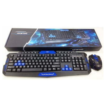 Ігрова клавіатура миша бездротова UKC HK8100 Чорний (HK8100_558) фото №7