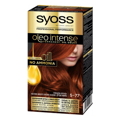 Фарба для волосся Syoss Oleo Intense 5-77 Глянцева бронза 115 мл. фото №1