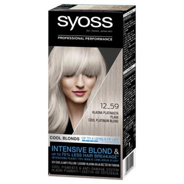 Фарба для волосся Syoss 12-59 Холодний Платиновий блонд 115 мл (9000101210521) фото №1