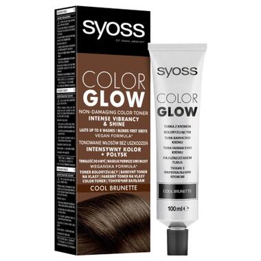 Відтінковий бальзам Syoss Color Glow Cool Brunette - Холодний Каштановий 100 мл (9000101679427) фото №1